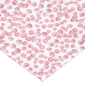 Rosa Rosenblätter Tischdecke (Schrägansicht)