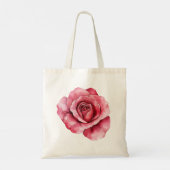 Rosa Rosenblättrige Liebe Tragetasche (Rückseite)