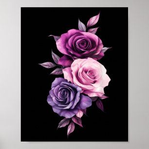 Rosa Rosenblüte Botaniker Garten Blume Rose  Poster