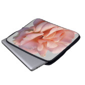 Rosa Rosenblüte Laptopschutzhülle (Vorne Knopf)