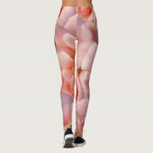 Rosa Rosenblüte Leggings (Rückseite)