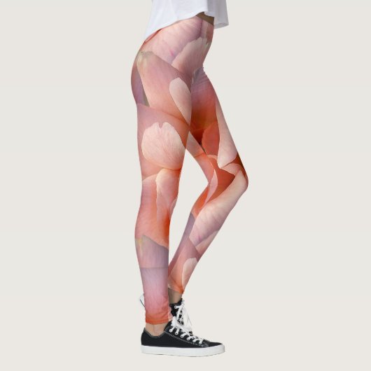 Rosa Rosenblüte Leggings (Rechts)