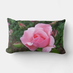 Rosa Rosenblüte Lendenkissen