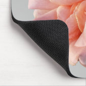 Rosa Rosenblüte Mousepad (Ecke)