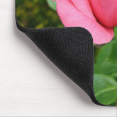 rosa Rosenblüte Mousepad (Ecke)