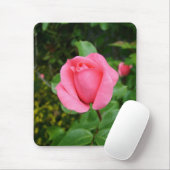 rosa Rosenblüte Mousepad (Mit Mouse)