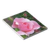 Rosa Rosenblüte Notizblock (angewinkelt)