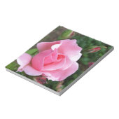 Rosa Rosenblüte Notizblock (Rotiert)