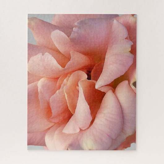 Rosa Rosenblüte Puzzle (Vertikal)