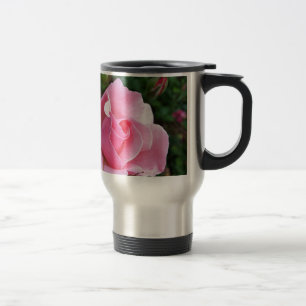 Rosa Rosenblüte Reisebecher