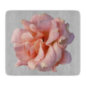 Rosa Rosenblüte Schneidebrett (Vorderseite)