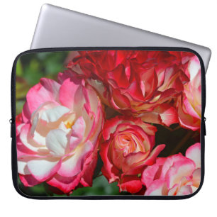 Rosa Rosenblüten Laptopschutzhülle