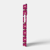 Rosa Rosenblütenmuster Case-Mate iPhone Hülle (Rückseite / Rechts)