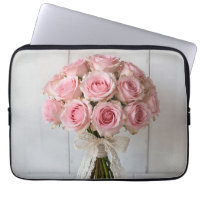 Rosa Rosenbouquet Perlen-Spitze Romantisch