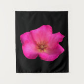 Rosa Rosenbraun Kunst und Kunst Wandteppich (Vorderseite)