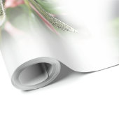 Rosa Rosenbude Geschenkpapier (Rolleneckpunkt)