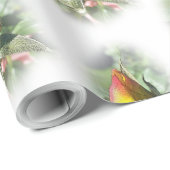 Rosa Rosenbude Geschenkpapier (Rolleneckpunkt)