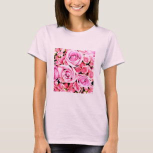 Rosa Rosenbukett T-Shirt