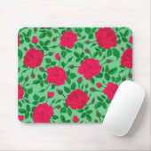 Rosa Rosenbüsche Mousepad (Mit Mouse)