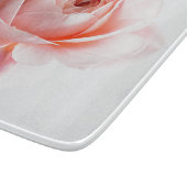 Rosa Rosendekor Schneidebrett (Ecke)