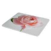 Rosa Rosendekor Schneidebrett (Ecke)