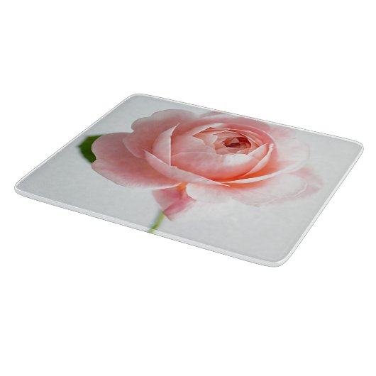 Rosa Rosendekor Schneidebrett (Ecke)