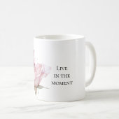 Rosa Rosenfalter Kaffeetasse (VorderseiteRechts)