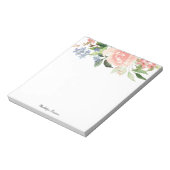 Rosa Rosenfrühling Notizblock (Rotiert)