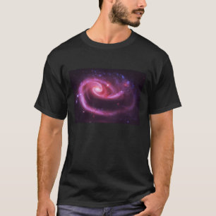 Rosa Rosengalaxien T-Shirt