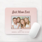 Rosa Rosengold - Foto Mousepad (Mit Mouse)