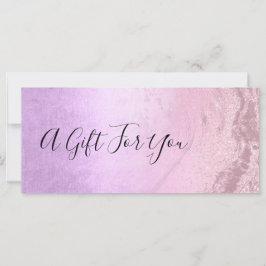 Rosa Rosengold Glitzer & lila Makeup-Künstler