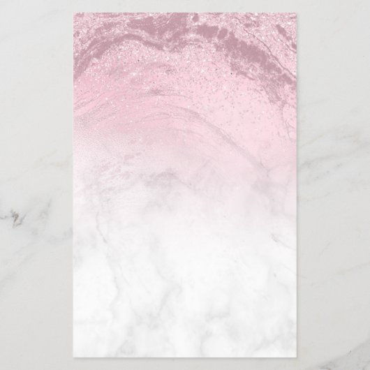 Rosa Rosengold Glitzer Makeup Künstler Flyer (Hinten)