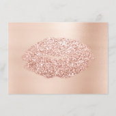 Rosa Rosengold Pinselspitze Makeup Lippen Geschenk (Rückseite)