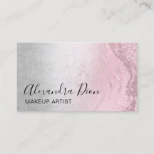 Rosa Rosengoldgold Glitzer und Silberschminke