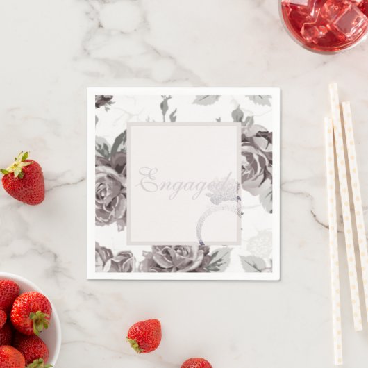 Rosa-Rosenhengst Serviette (Beispiel)