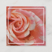 Rosa Rosenherz Begleitkarte (Vorderseite)