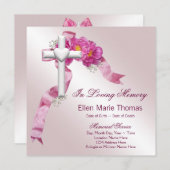 Rosa Rosenkreuz in liebenswertem Gedächtnis Einladung (Vorne/Hinten)
