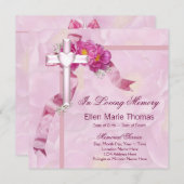 Rosa Rosenkreuz in liebenswertem Gedächtnis Einladung (Vorne/Hinten)