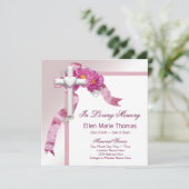 Rosa Rosenkreuz in liebenswertem Gedächtnis Einladung (Stehend Vorderseite)