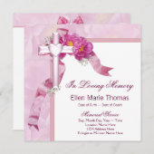 Rosa Rosenkreuz in liebenswertem Gedächtnis Einladung (Vorne/Hinten)