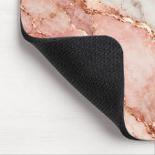Rosa Rosenmarmor-Mauspad Mousepad (Ecke)