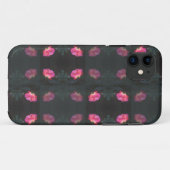 Rosa Rosenmuster Case-Mate iPhone Hülle (Rückseite (Horizontal))