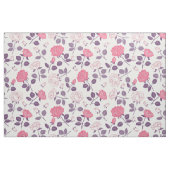 Rosa Rosenmuster Gewebe Stoff (Fat Quarter (45,7 x 55,9 cm))