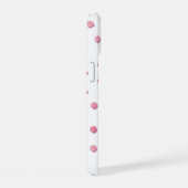 Rosa Rosenmuster-Handyhülle iPhone 15 Hülle (Rechte Seite)