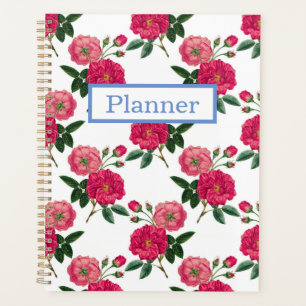 Rosa Rosenmuster Planer