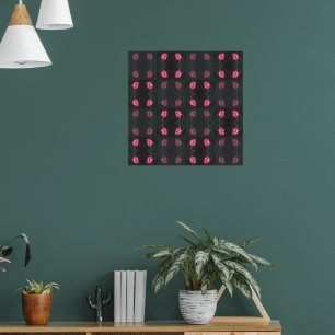 Rosa Rosenmuster Poster