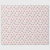 Rosa Rosenmuster, weiche Farbe, Geschenkpapier (Flach)