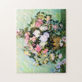 Rosa Rosenpuzzlespiel Van Gogh Puzzle (Vertikal)