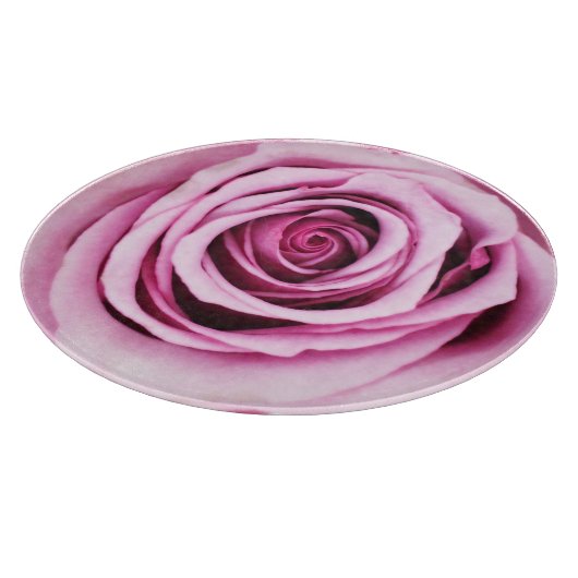 Rosa Rosenschleifscheibe Schneidebrett (Ecke)