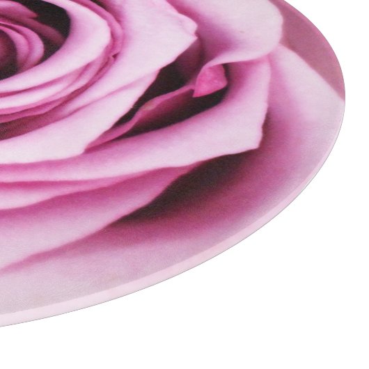 Rosa Rosenschleifscheibe Schneidebrett (Ecke)